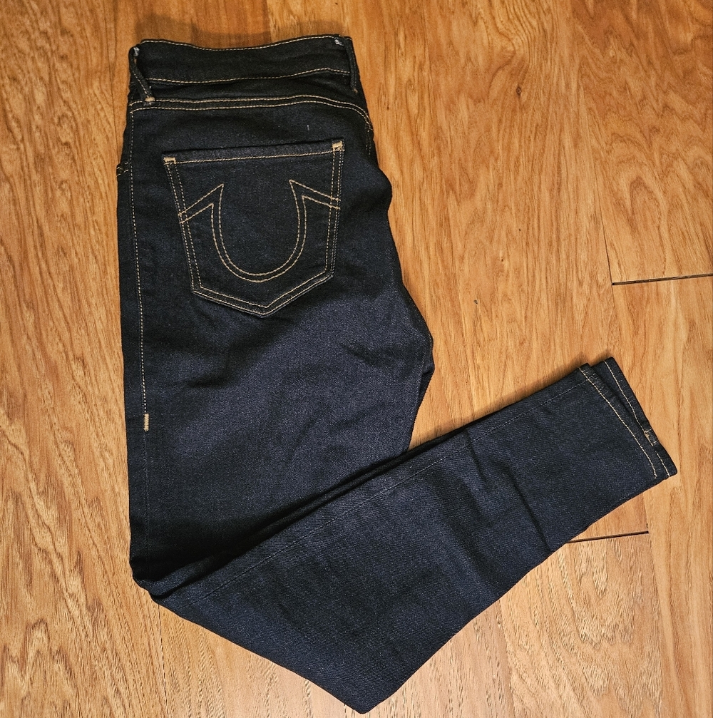 True Religion Women's Midnight Skinny Jeans - Picture 2 of 8